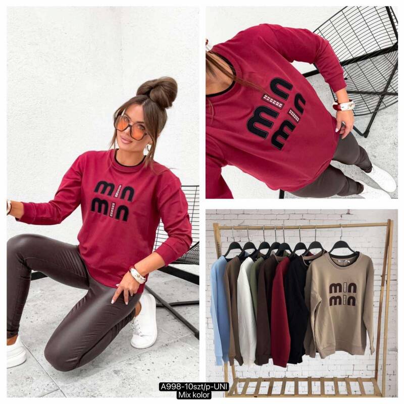 Swetry damskie Roz Standard, Mix Kolor Paczka 10 szt